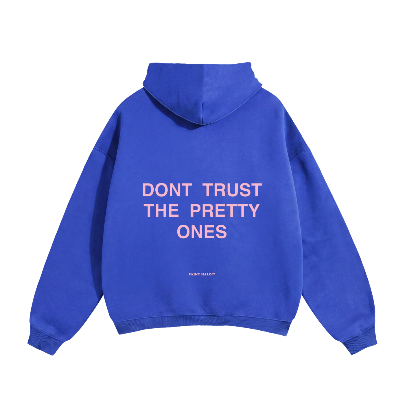 Dont Trust The Pretty Ones Pink Heavyweight Hoodie
