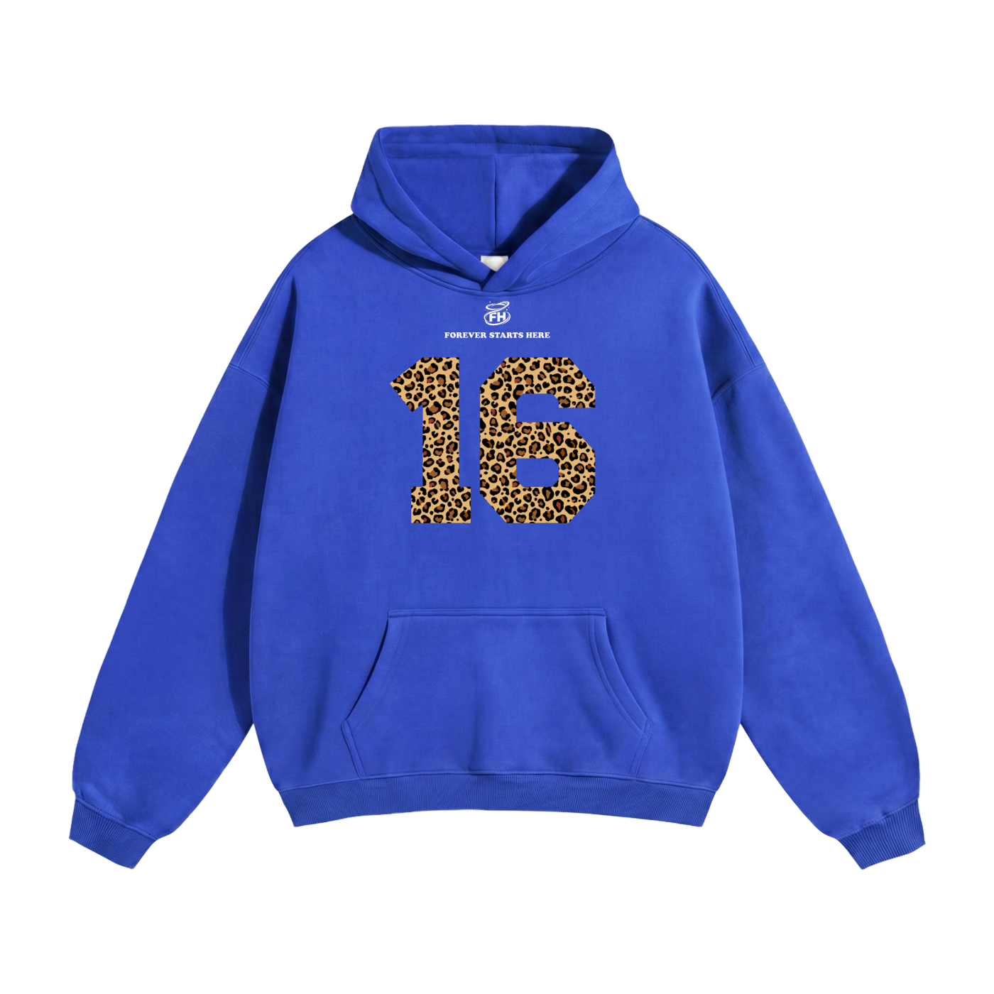 16:85 Leopard Heavyweight Hoodie