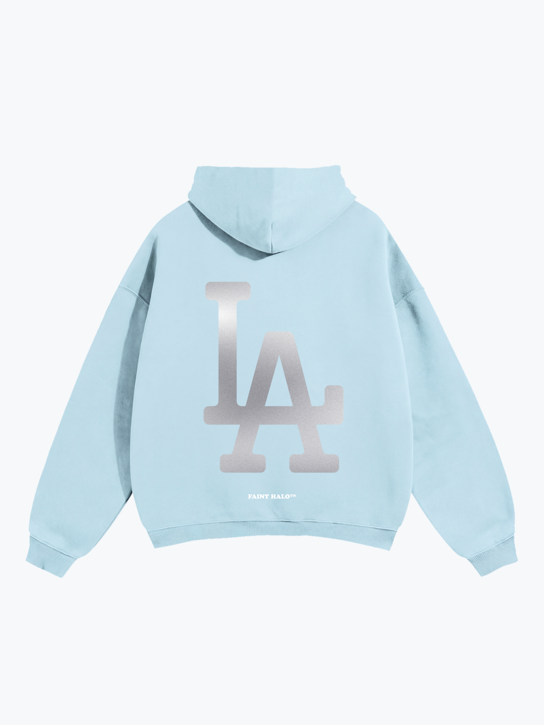 "LA" PLATINUM OVERSIZED HOODIE