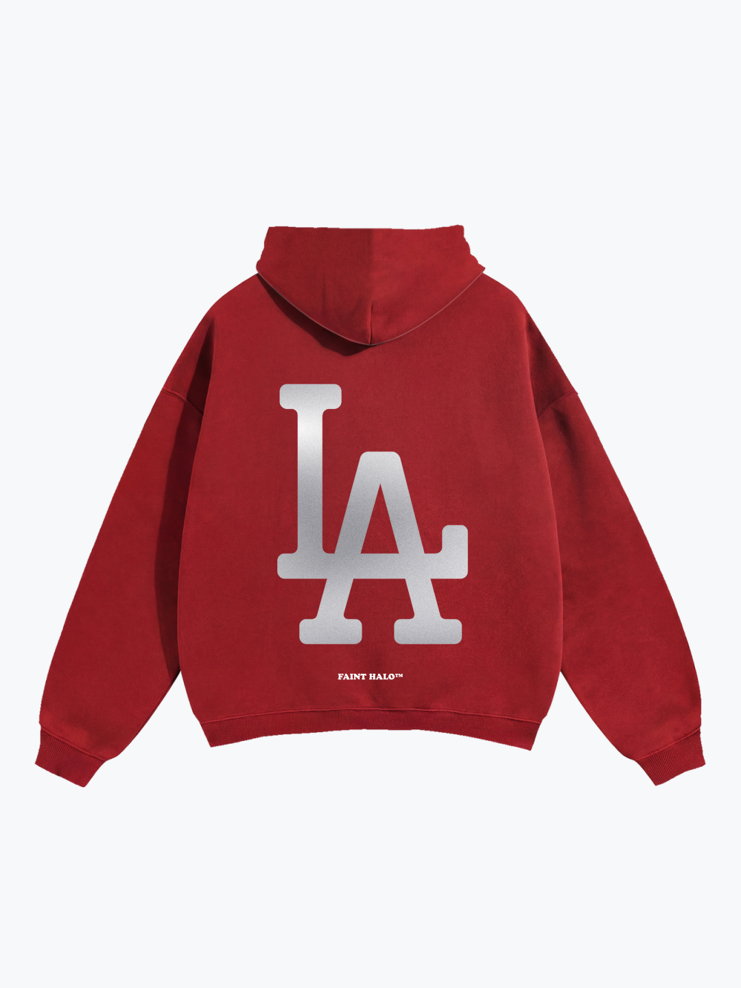 "LA" PLATINUM OVERSIZED HOODIE