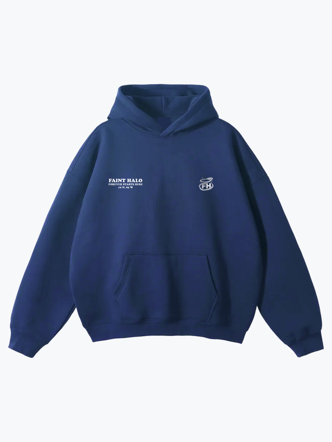 "LA" PLATINUM OVERSIZED HOODIE