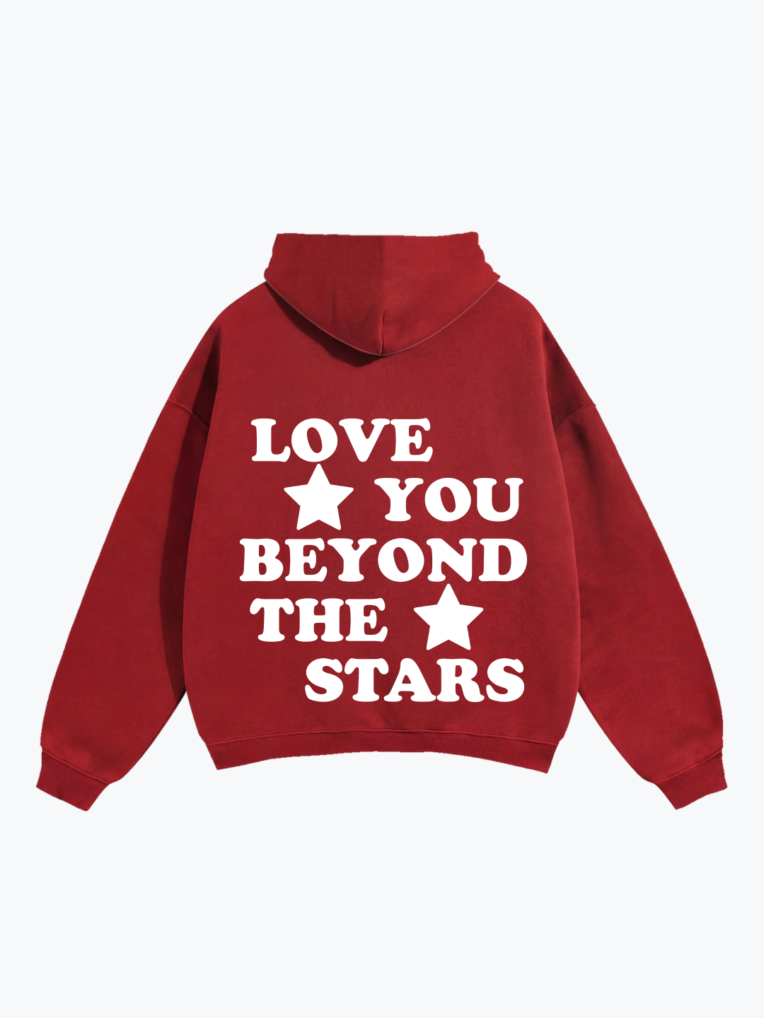 "LOVE YOU BEYOND THE STARS" OVERSIZED HOODIE