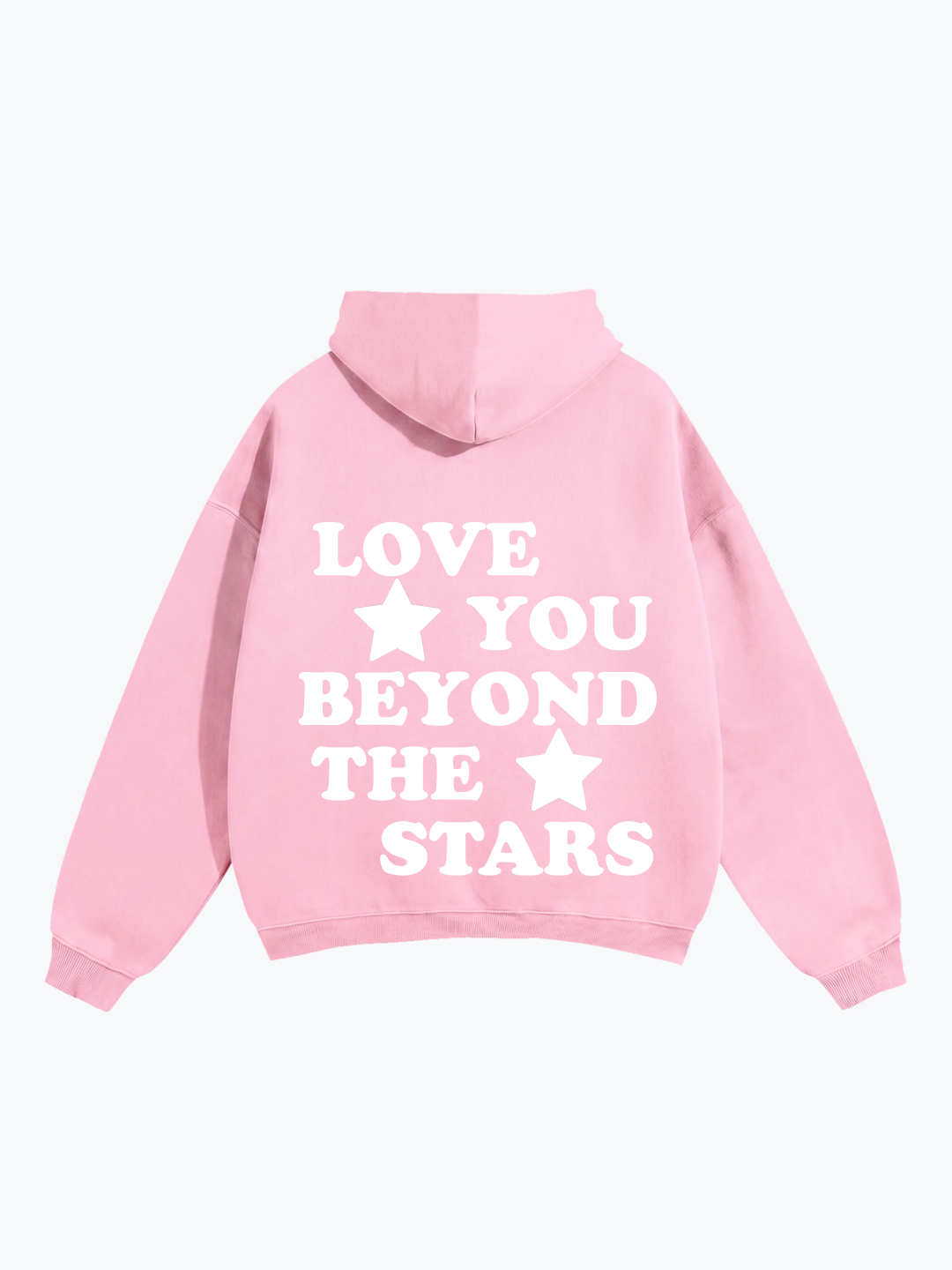 "LOVE YOU BEYOND THE STARS" OVERSIZED HOODIE