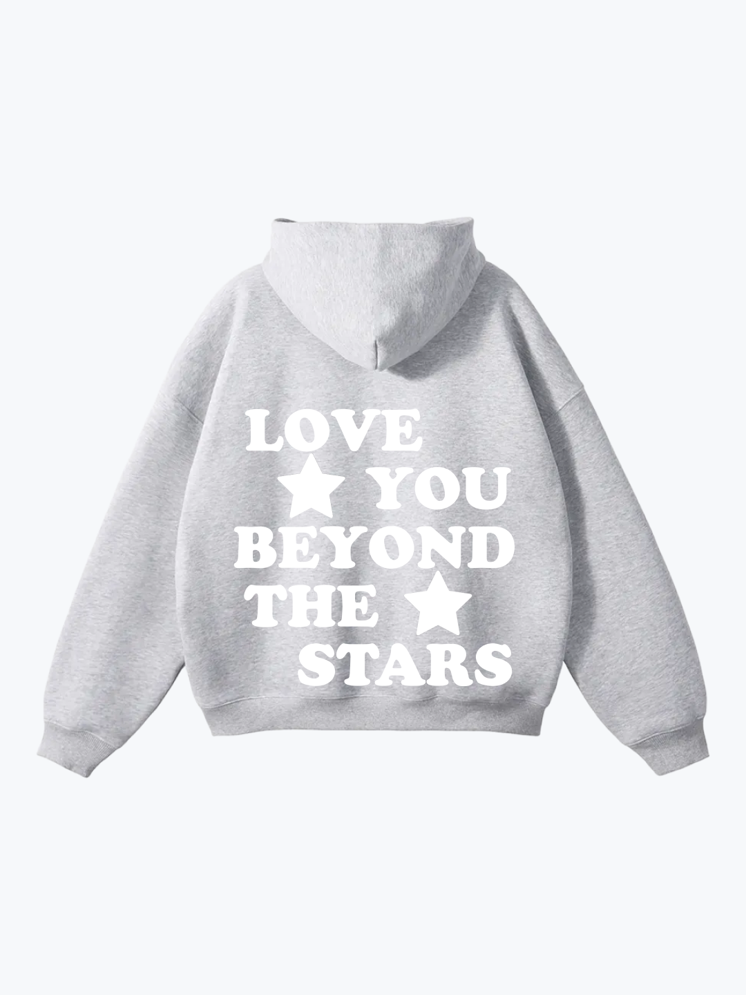 "LOVE YOU BEYOND THE STARS" OVERSIZED HOODIE