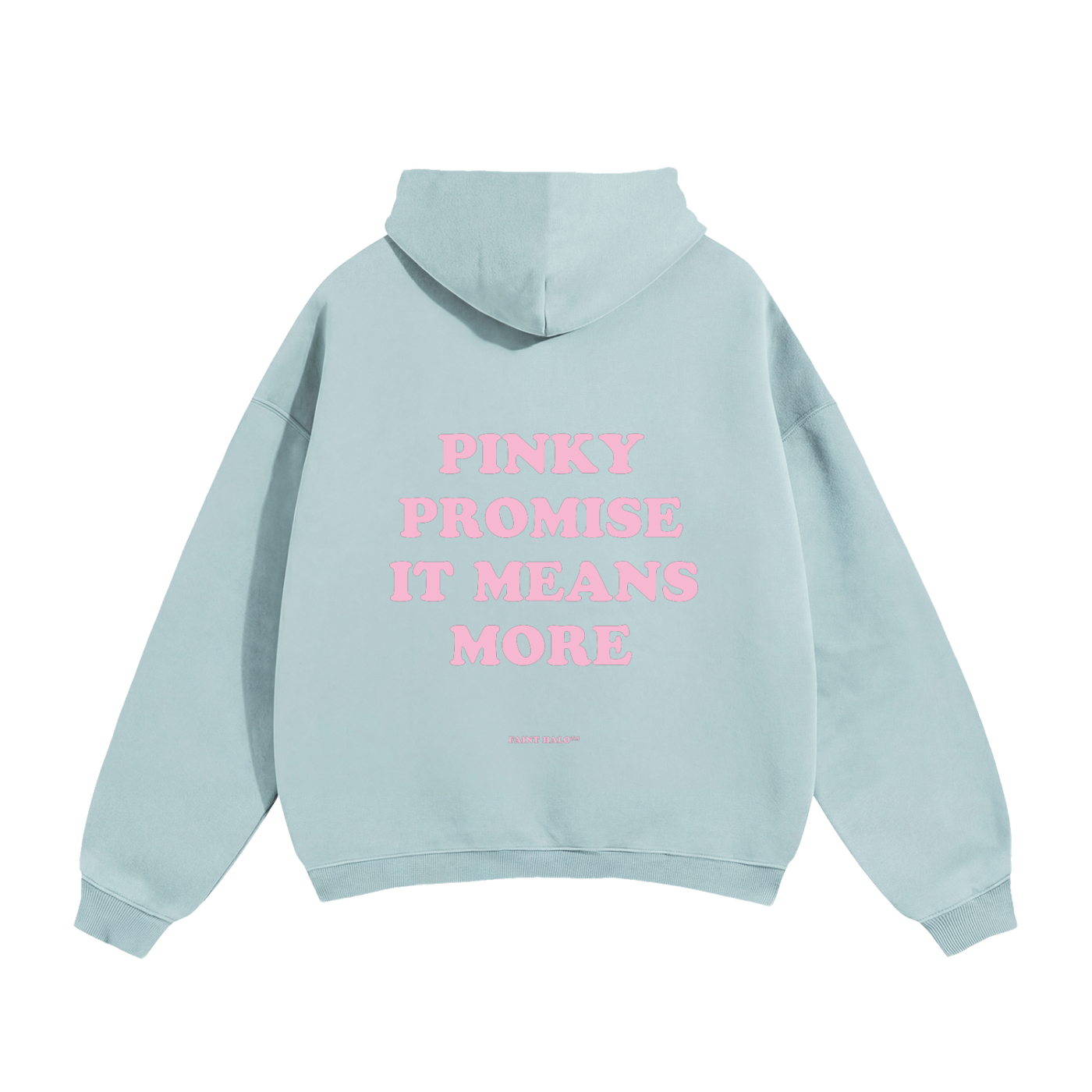 Pinky Promise It Means More Pink Heavyweight Hoodie