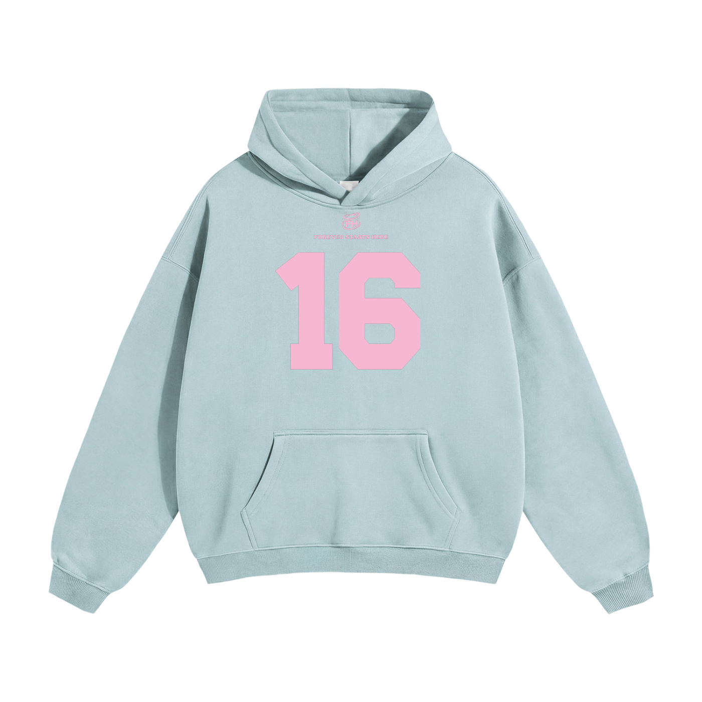 16:85 Pink Heavyweight Hoodie