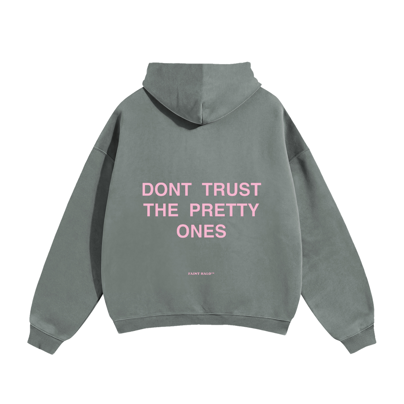Dont Trust The Pretty Ones Pink Heavyweight Hoodie
