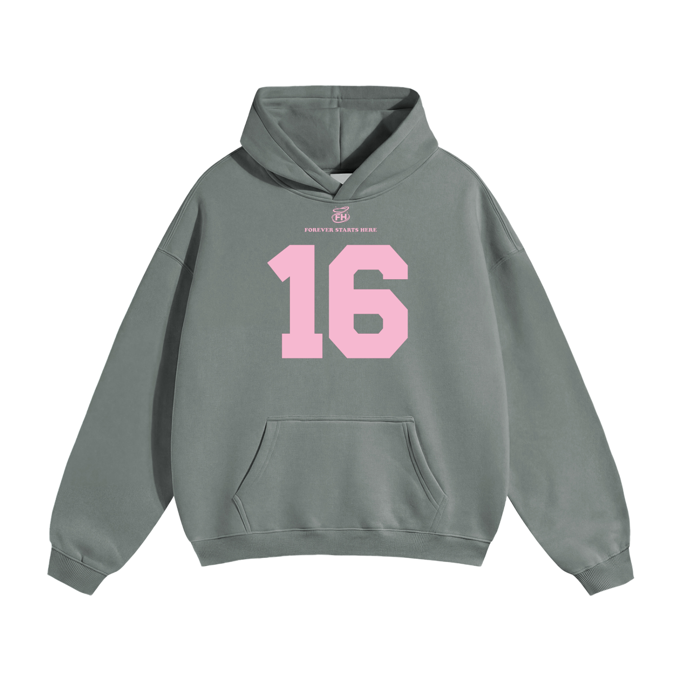 16:85 Pink Heavyweight Hoodie