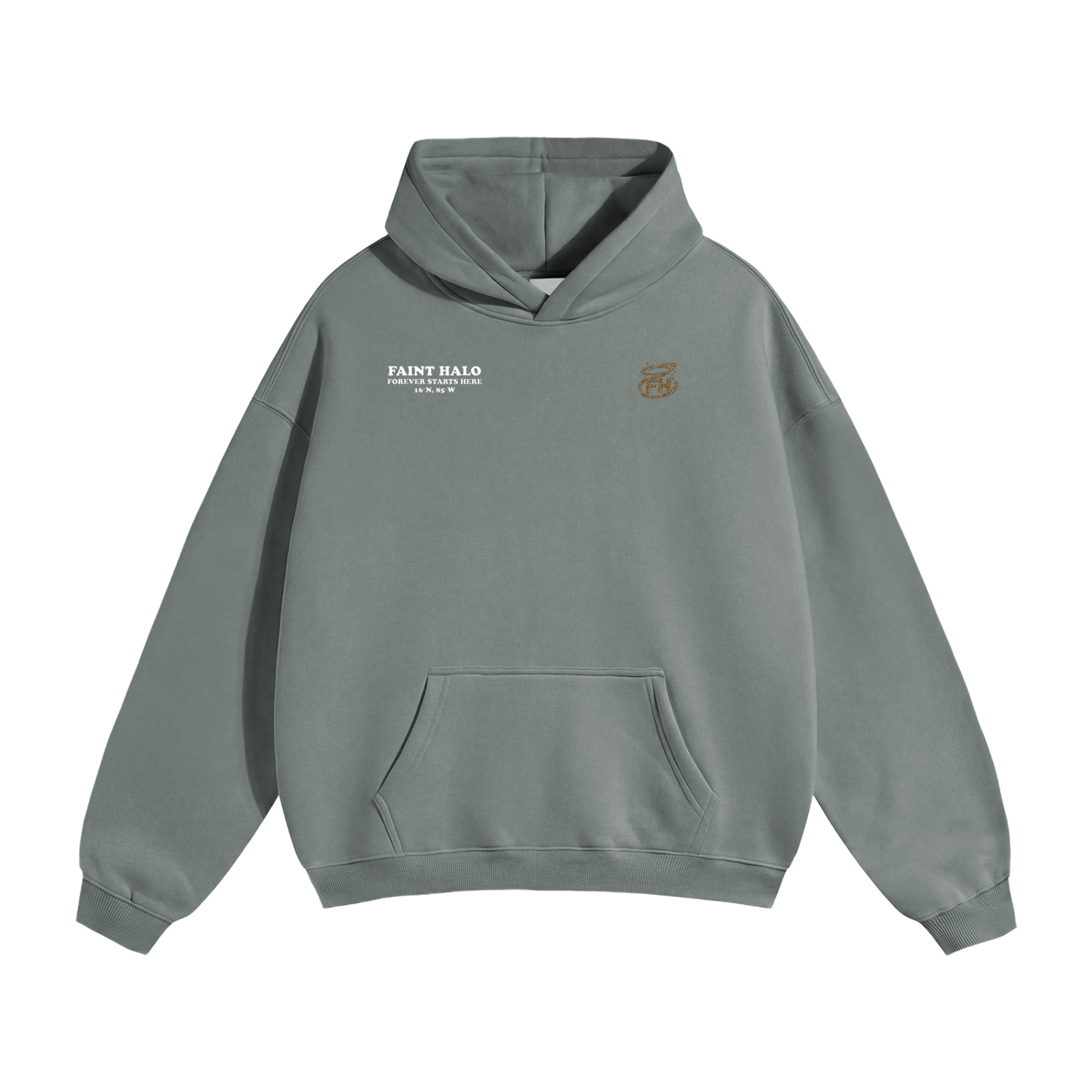 Love You Beyond The Stars Leopard Heavyweight Hoodie