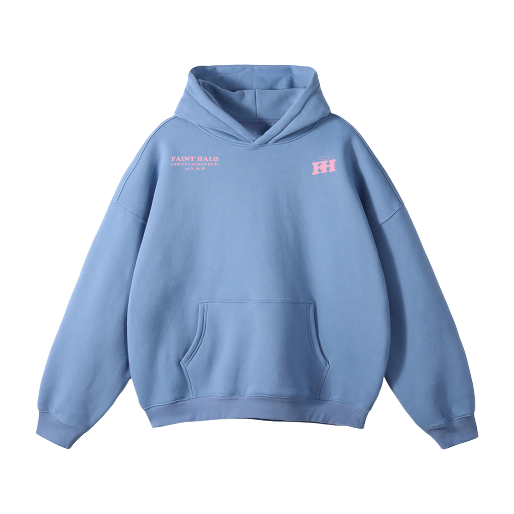 "PINKY PROMISE IT MEANS MORE" HEAVYWEIGHT PINK HOODIE