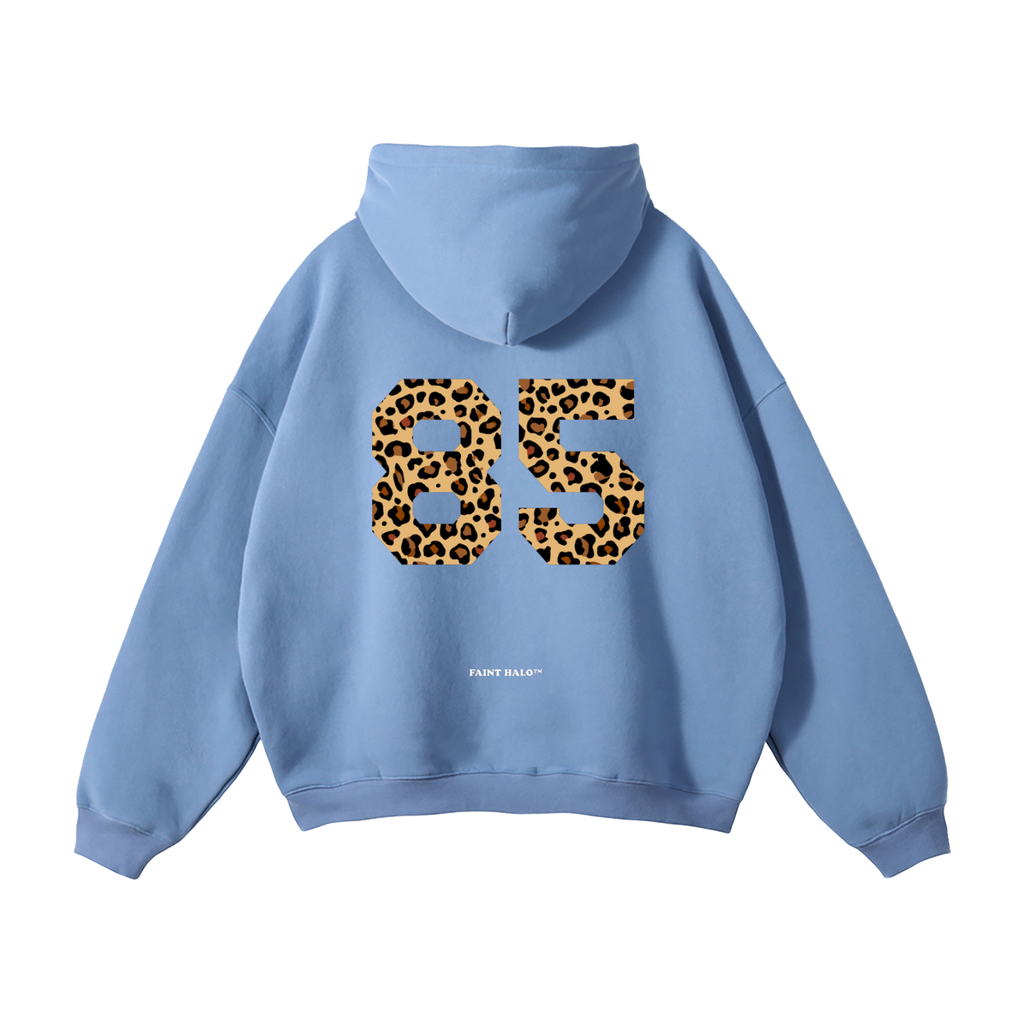 "16:85" HEAVYWEIGHT LEOPARD HOODIE