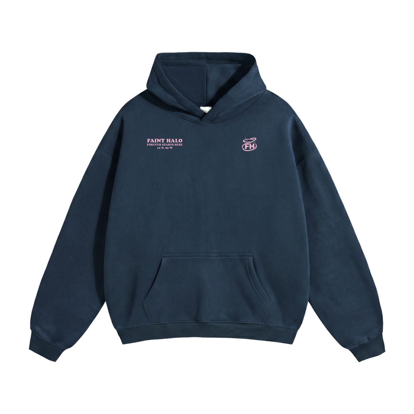 Love You Beyond The Stars Pink Heavyweight Hoodie