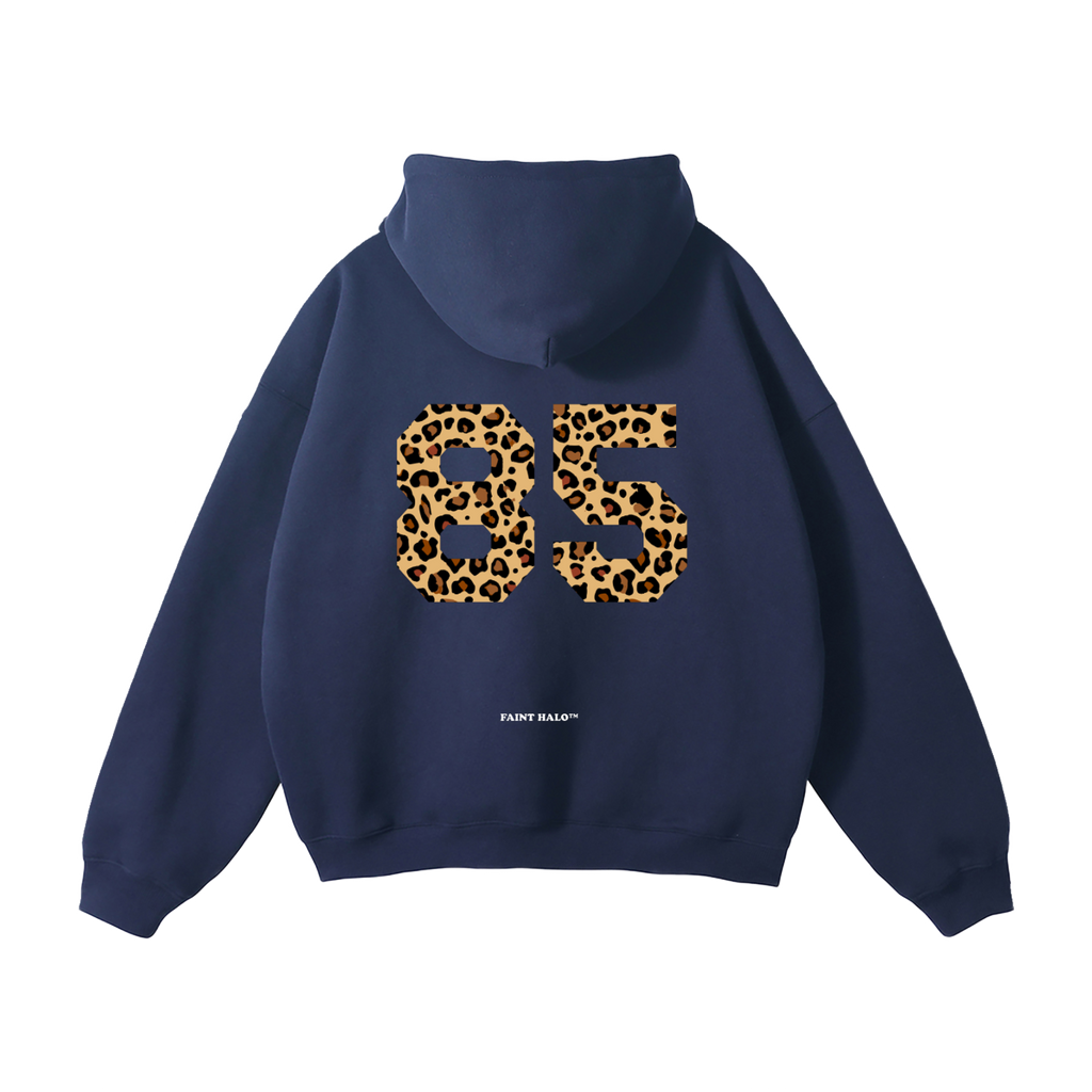 "16:85" HEAVYWEIGHT LEOPARD HOODIE