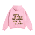 Love You Beyond The Stars Leopard Heavyweight Hoodie