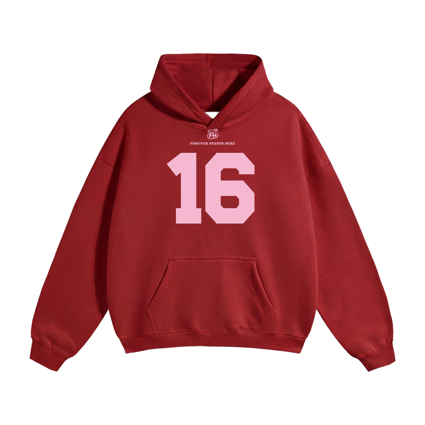 16:85 Pink Heavyweight Hoodie