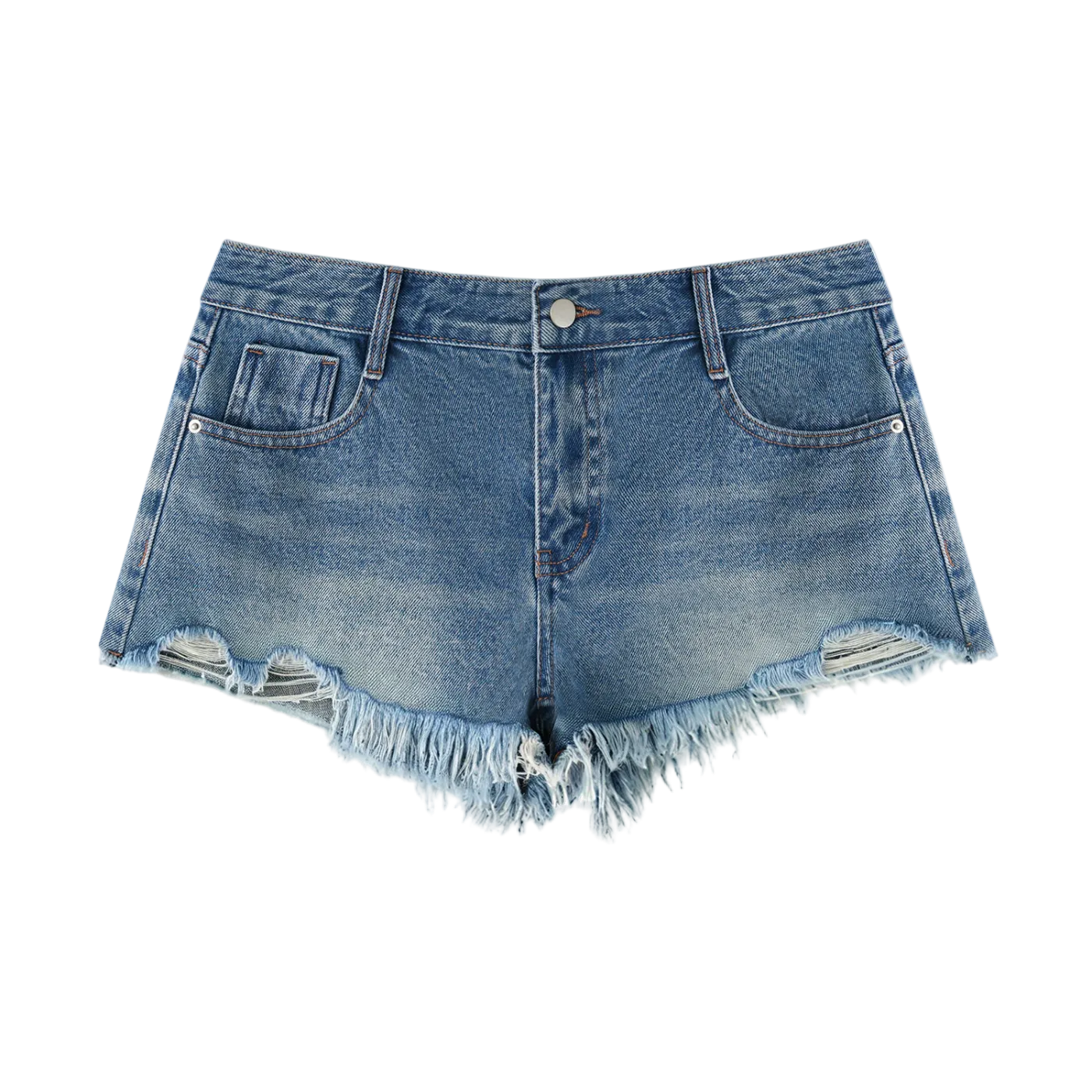 Stars Denim Shorts