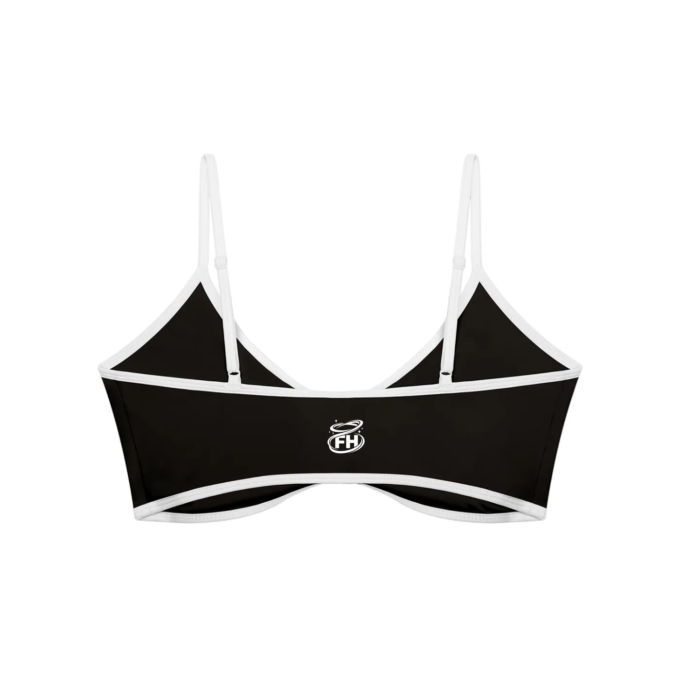 Ruched V-Neck Sports Bra
