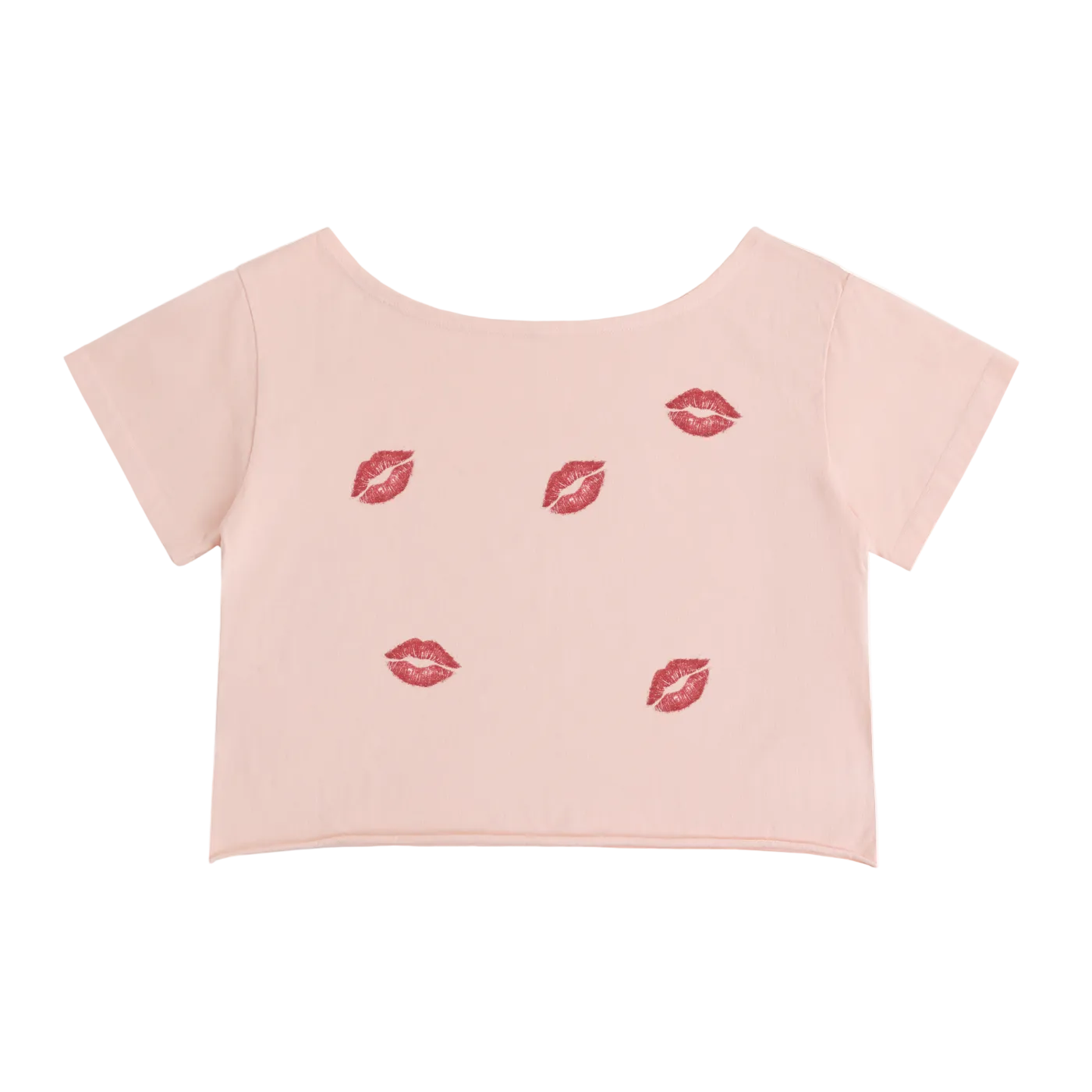 Kiss Off Shoulder Baby Tee