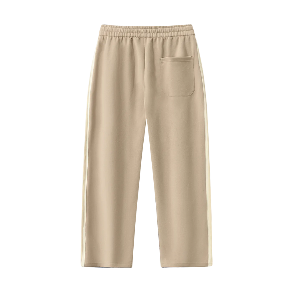 16 Striped Wide Leg Sweat Pants