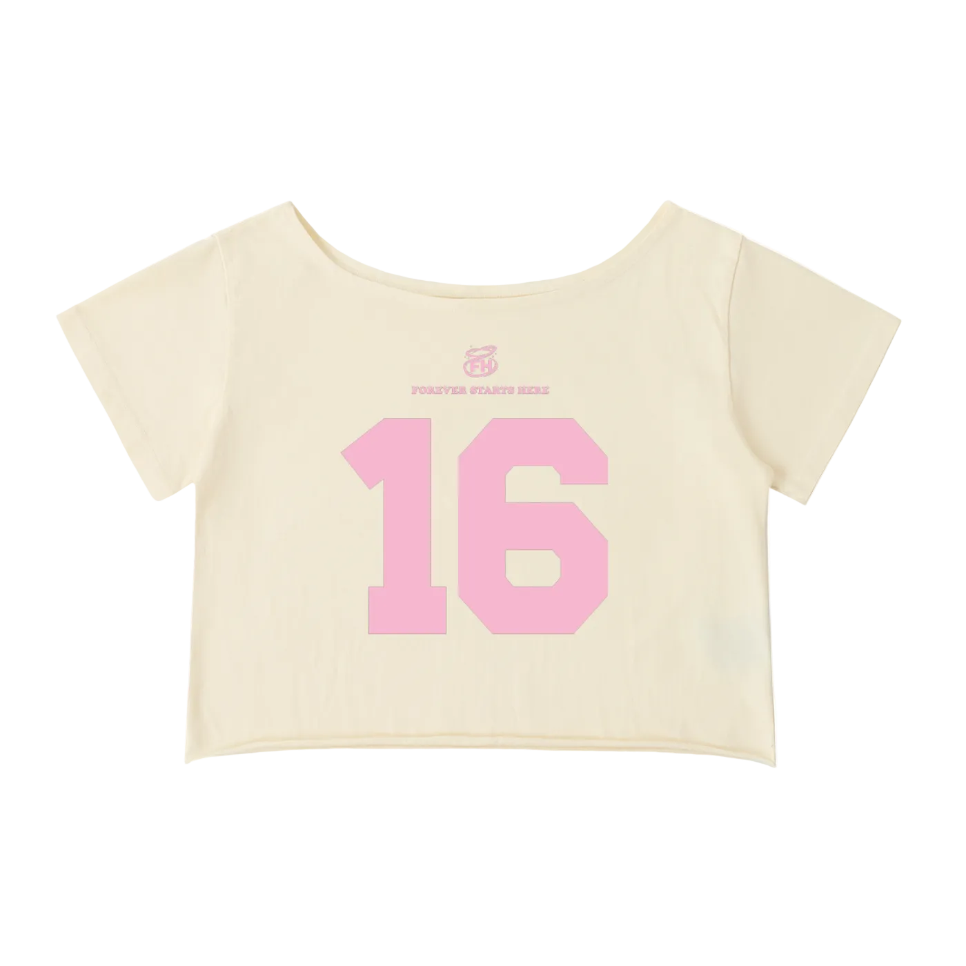 16 Off Shoulder Baby Tee