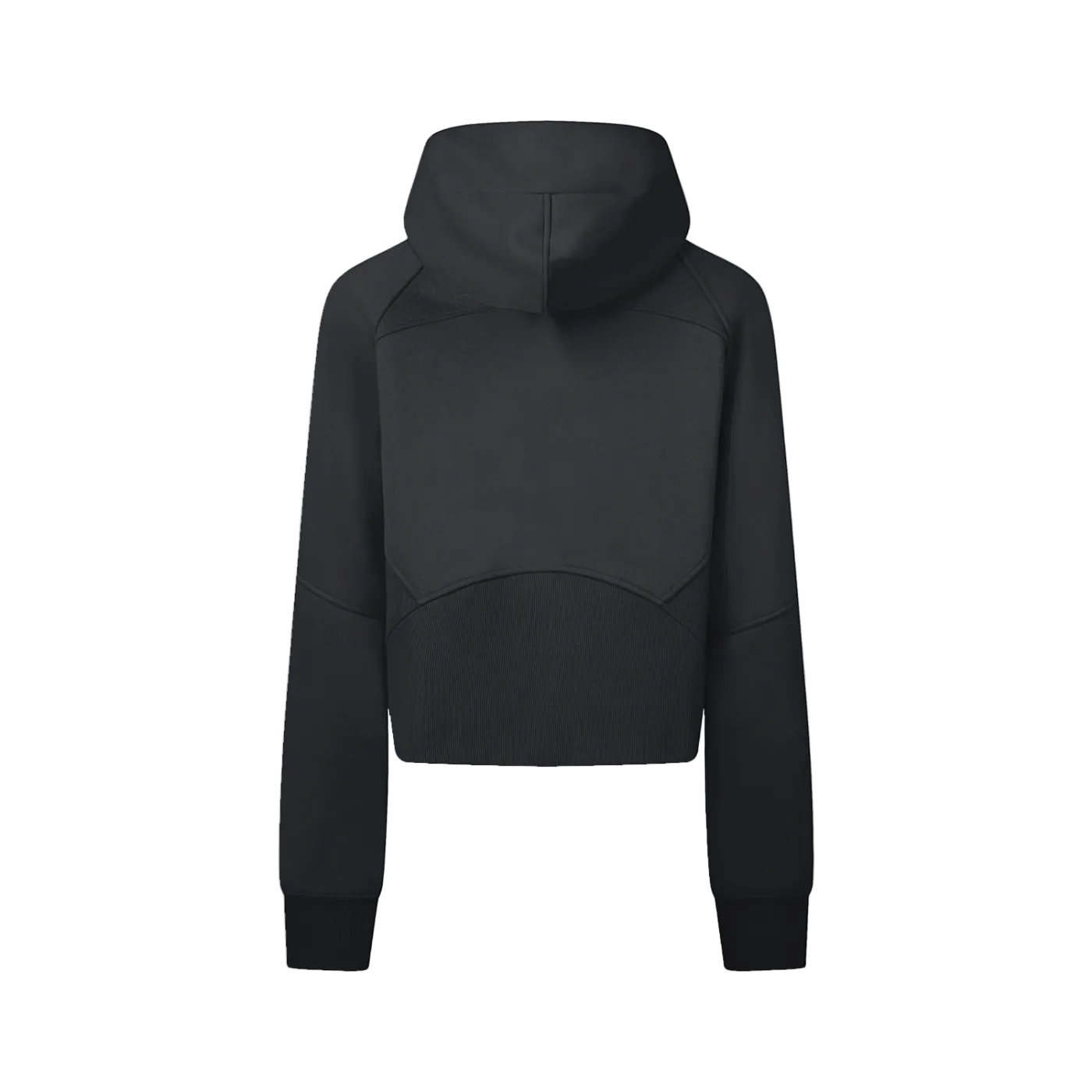 Cropped Zip Up Hoodie