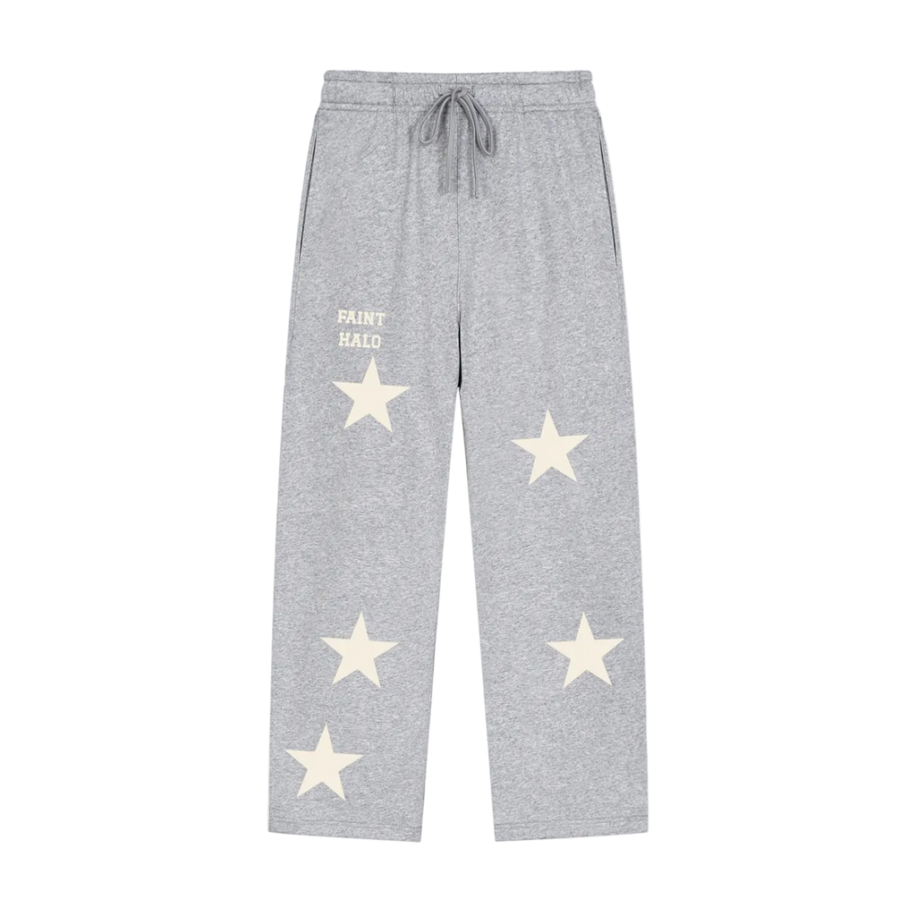 Stars Wide Leg Sweat Pants