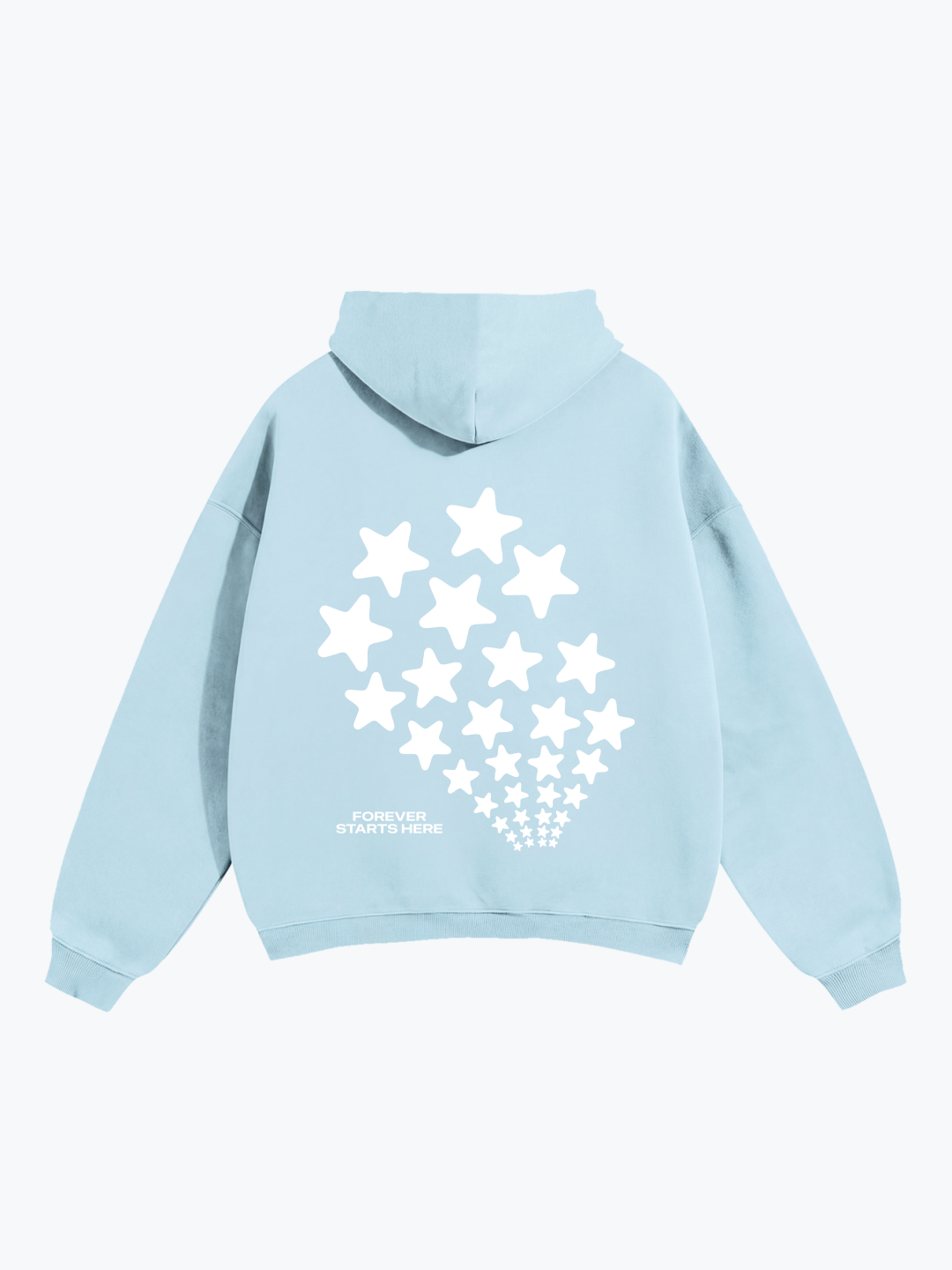"FADING STARS" OVERSIZED HOODIE
