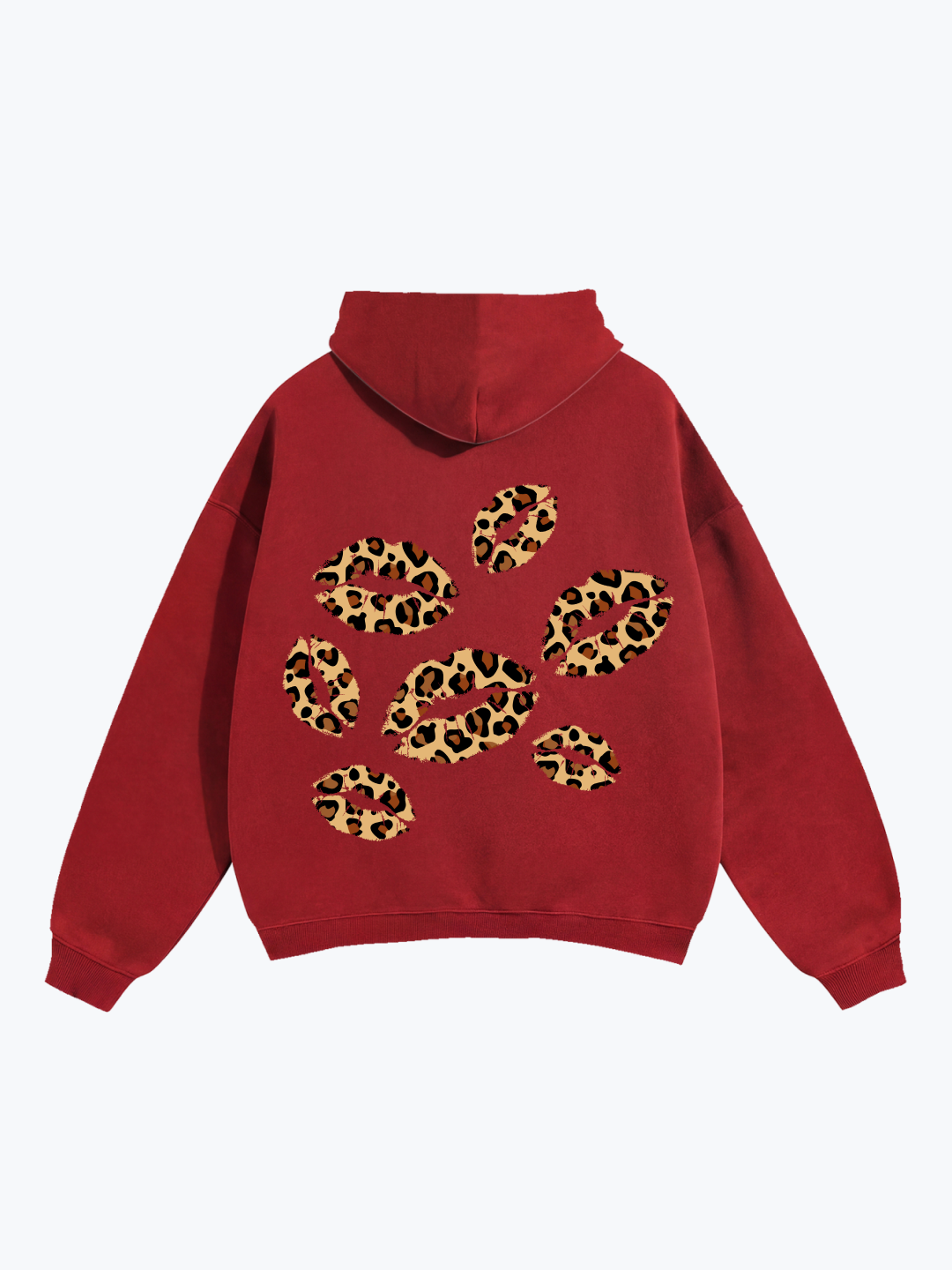 "LEOPARD KISSES" OVERSIZED HOODIE