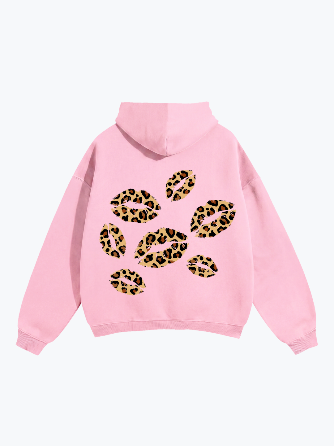 "LEOPARD KISSES" OVERSIZED HOODIE