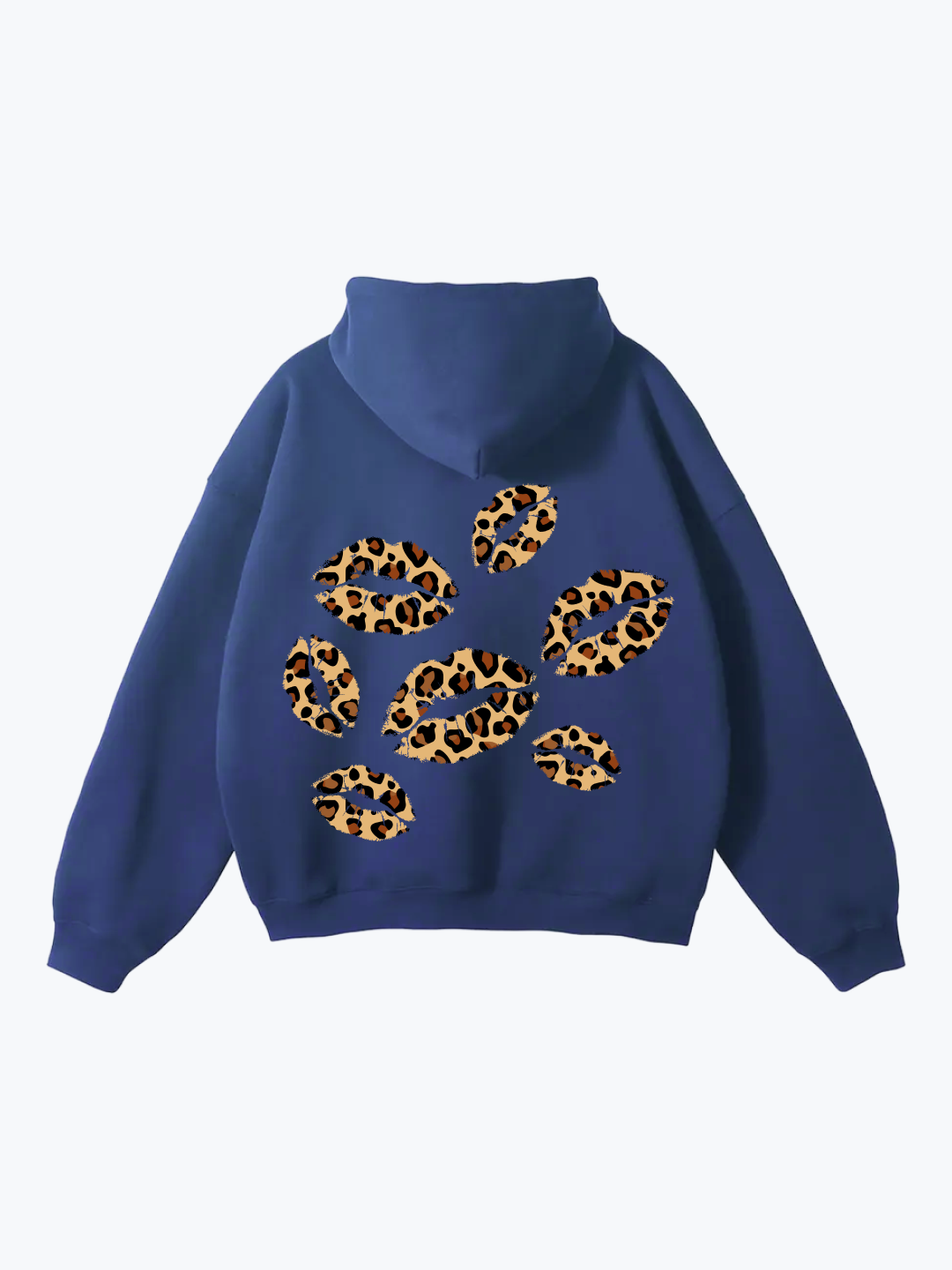 "LEOPARD KISSES" OVERSIZED HOODIE