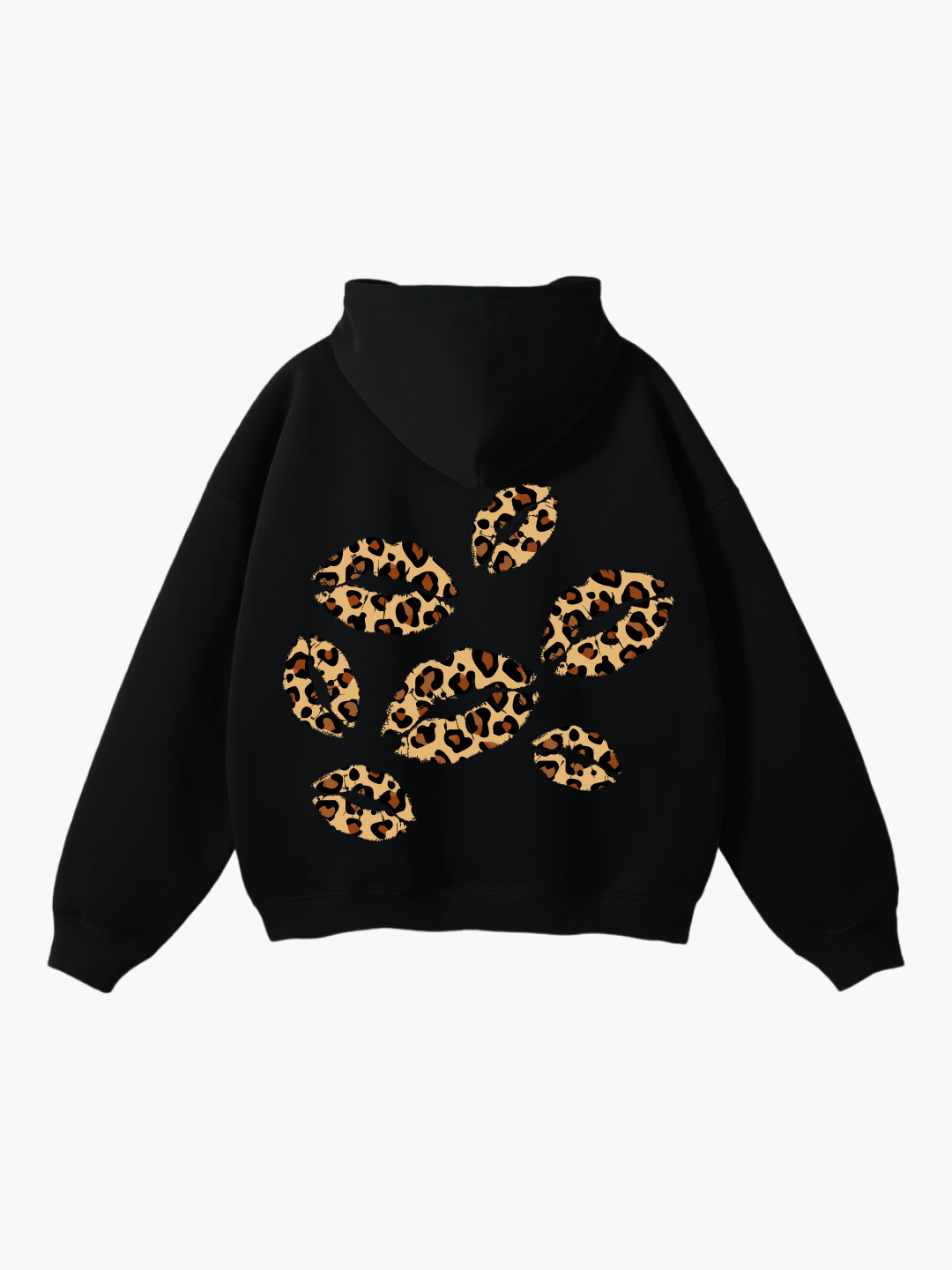 "LEOPARD KISSES" OVERSIZED HOODIE