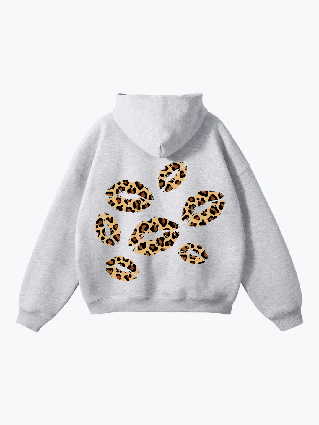 "LEOPARD KISSES" OVERSIZED HOODIE