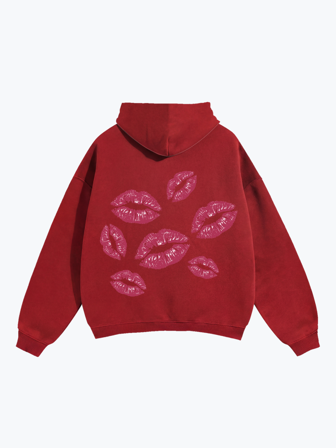 "KISSES" OVERSIZED HOODIE