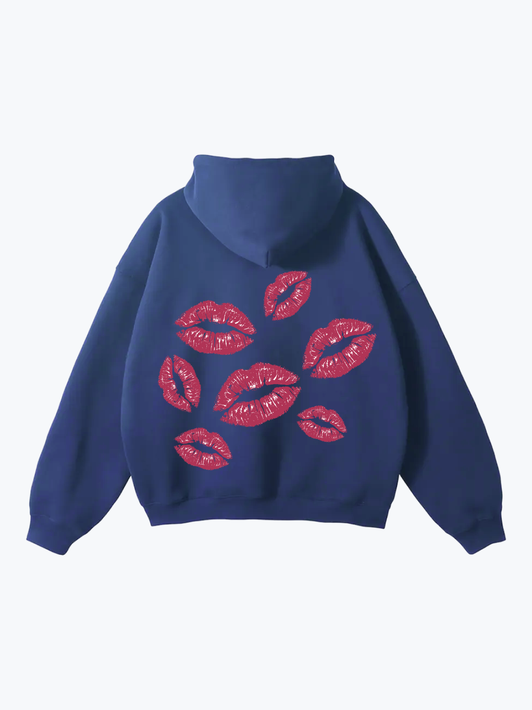 "KISSES" OVERSIZED HOODIE