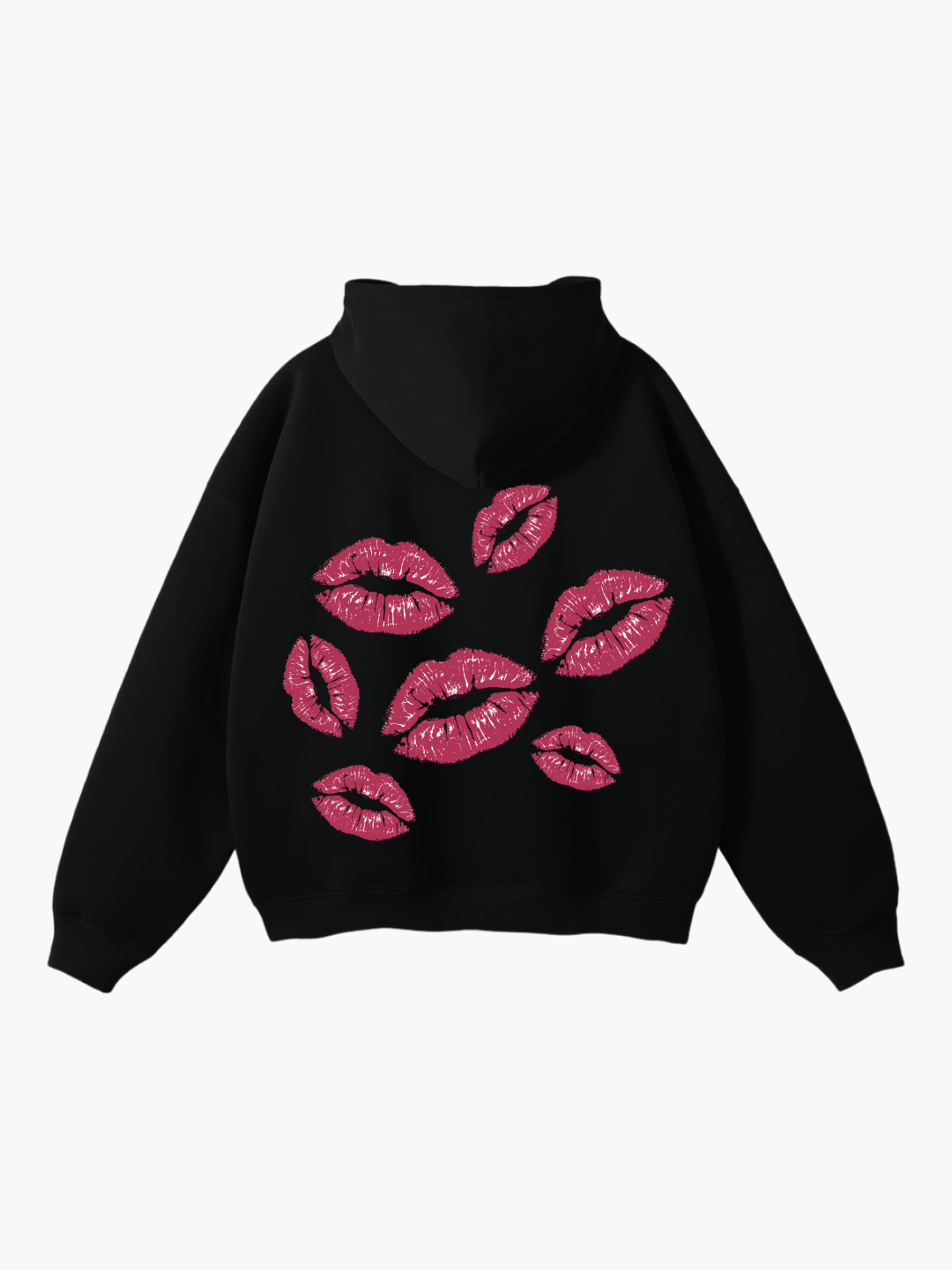"KISSES" OVERSIZED HOODIE