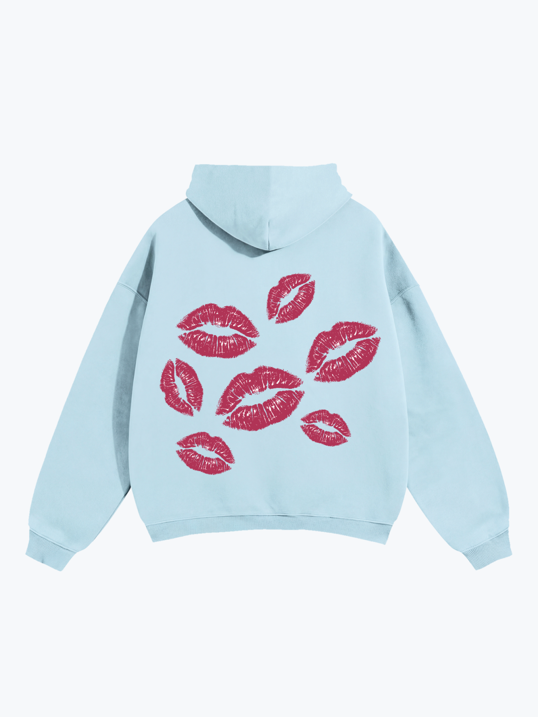 "KISSES" OVERSIZED HOODIE