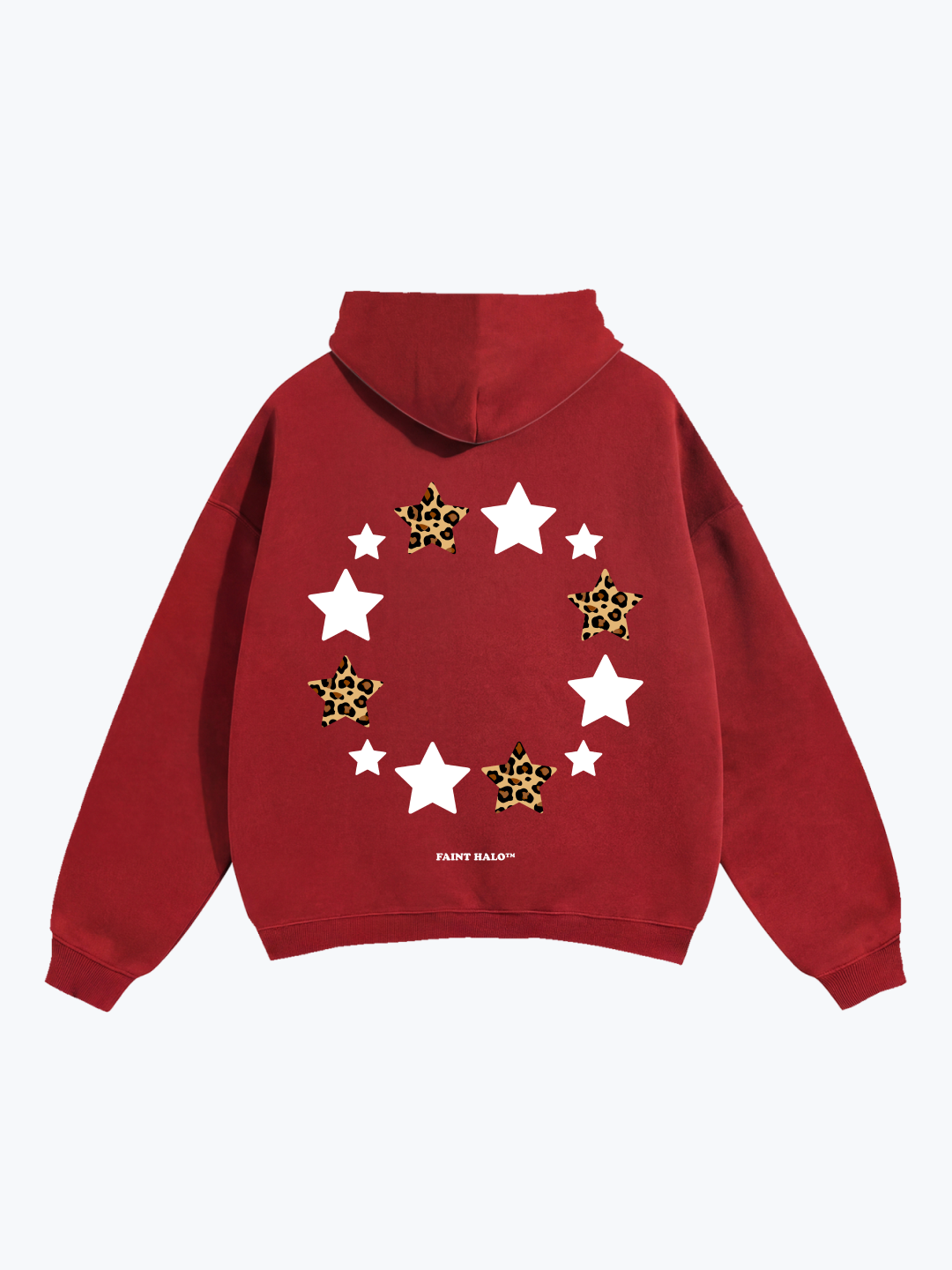 "STARRY" LEOPARD OVERSIZED HOODIE
