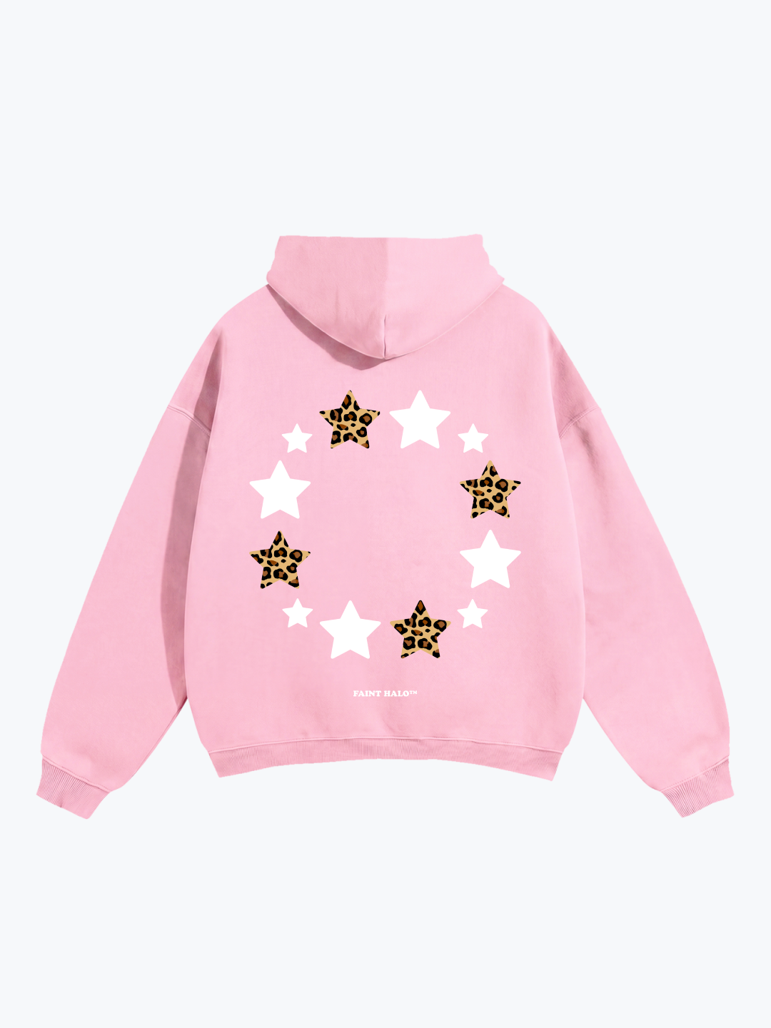 "STARRY" LEOPARD OVERSIZED HOODIE