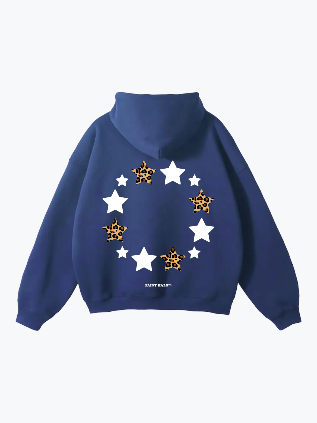 "STARRY" LEOPARD OVERSIZED HOODIE