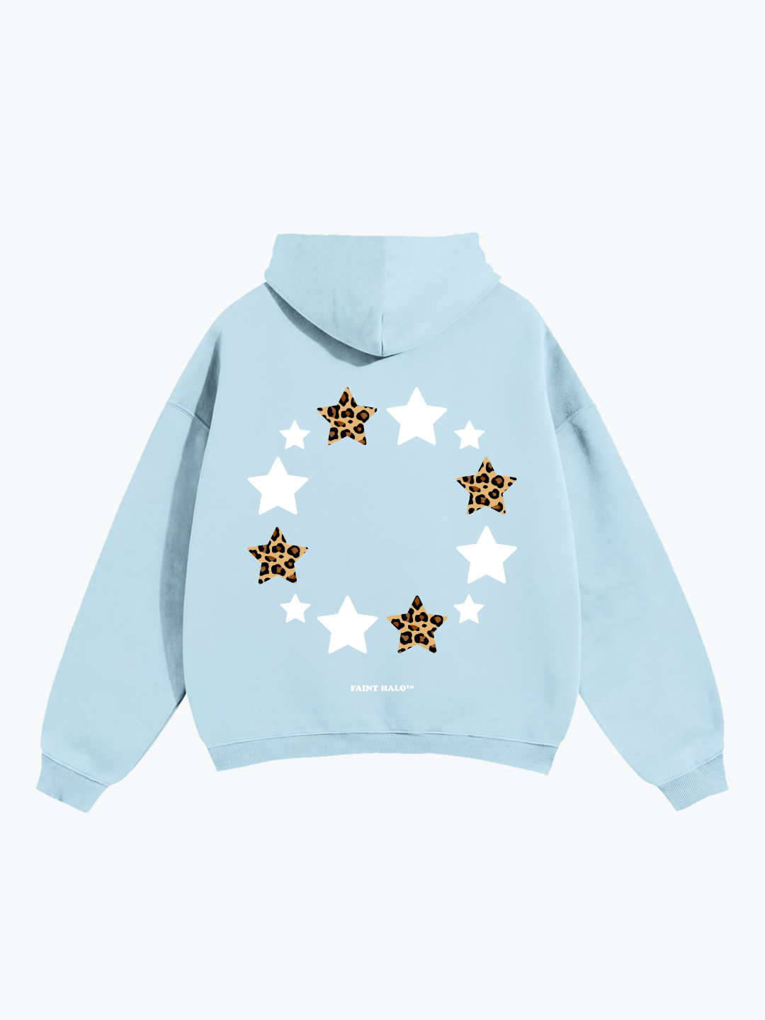 "STARRY" LEOPARD OVERSIZED HOODIE